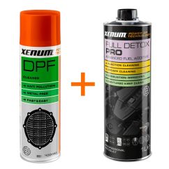 PACK FAP : Full Detox XENUM - 1L + DPF Cleaner 400ml - Nettoyant FAP