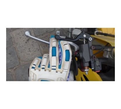 Pack DISCACCIATI Maître Cylindre ø16mm à l'index NOIR + Support au guidon ø25.4mm ( Pour HARLEY )