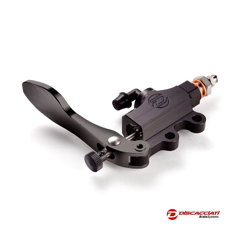 Pack DISCACCIATI Maître Cylindre ø13mm au pouce NOIR + Support au guidon ø25.4mm ( pour HARLEY )