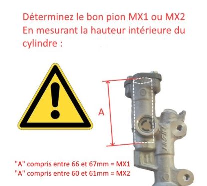 Pion Handbrake pour système double frein ENDURO & CROSS