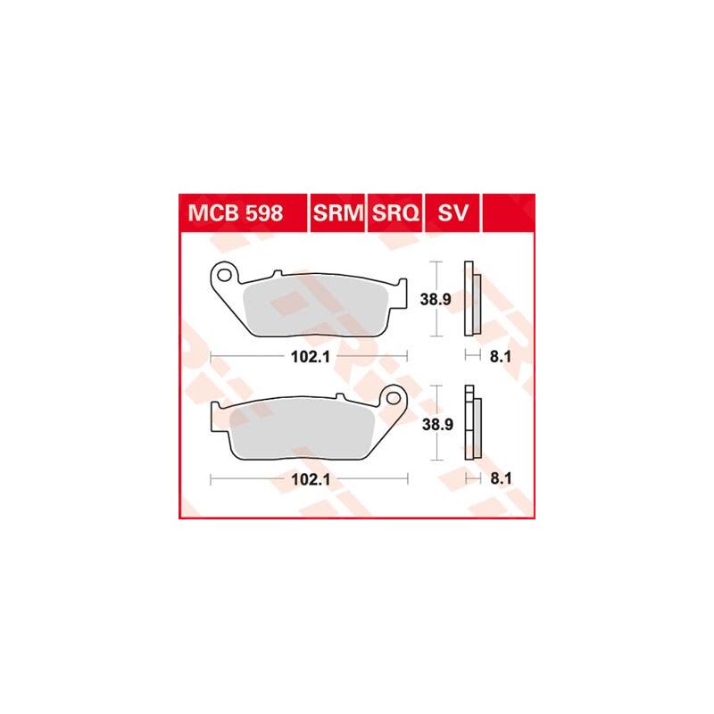 BRAKE PAD SINTER SCOOTER 125+