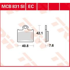 Plaquettes de Frein Off-Road Frittées Série SI