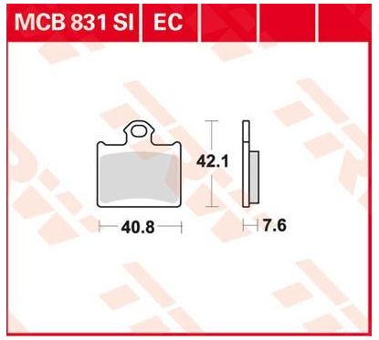 Plaquettes de Frein Off-Road Frittées Série SI