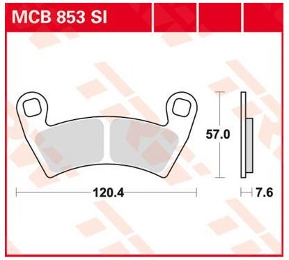 Plaquettes de Frein Off-Road Frittées Série SI