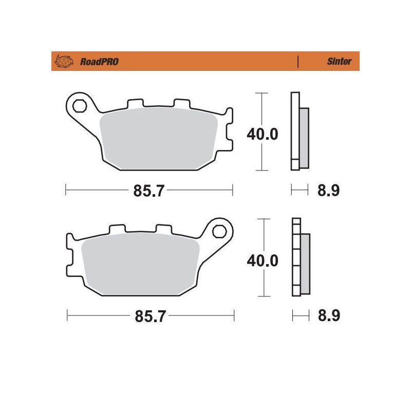 BRAKE PAD SINTER REAR