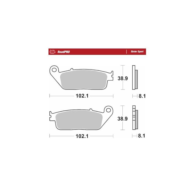 BRAKE PAD SINTER SPORT REAR