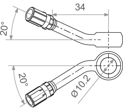 Raccord banjo Varioflex
