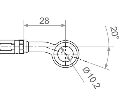 Raccord banjo Varioflex