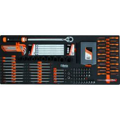 Servante mobile d'atelier BETA 9 tiroirs + composition de 716 outils