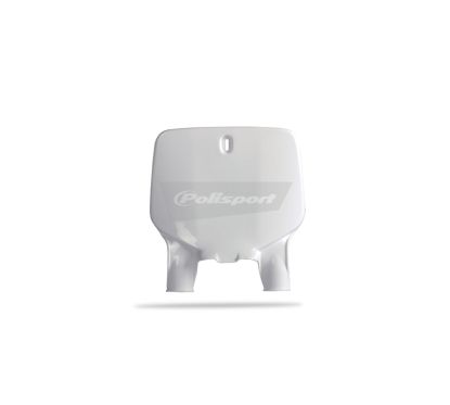 Plaque numéro frontale POLISPORT blanc Kawasaki KX125/KX250