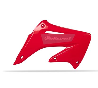 Ouïes de radiateur POLISPORT rouge Honda CRF250R/CRF450R