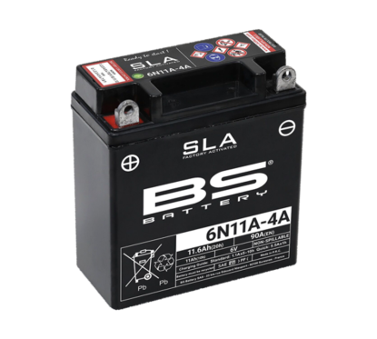 Batterie BS BATTERY SLA sans entretien activé usine - 6N11A-4A