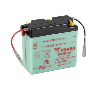 Batterie YUASA conventionnelle sans pack acide - 6N4B-2A