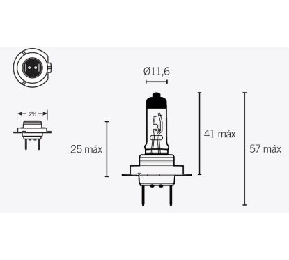 Ampoule V PARTS H7 12V 55W