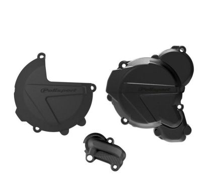 kit protection de carter d'embrayage, d'allumage et de pompe à eau POLISPORT - KTM 250 / 300 EXC / XC-W (17-22)