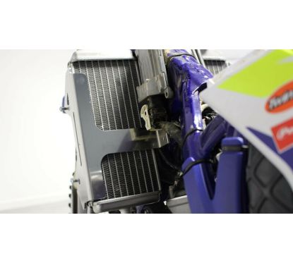 Protections de radiateurs AXP aluminium/noir Sherco