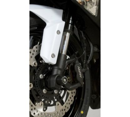 Protection de fourche R&G RACING noir Kawasaki ZX6R/ZX636-R