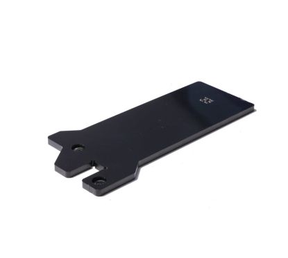 Plaque de protection de biellette AXP PEHD 8mm - noir