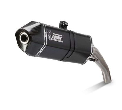 Silencieux MIVV Speed Edge Steel Black Honda CRF1000L Africa Twin