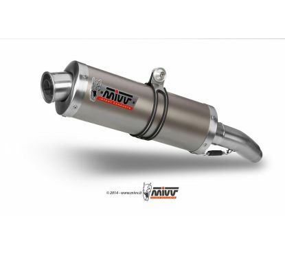 Silencieux double MIVV Oval Classic inox Yamaha TDM900