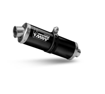 Silencieux MIVV Oval acier noir