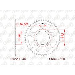 Couronne AFAM acier standard - 520