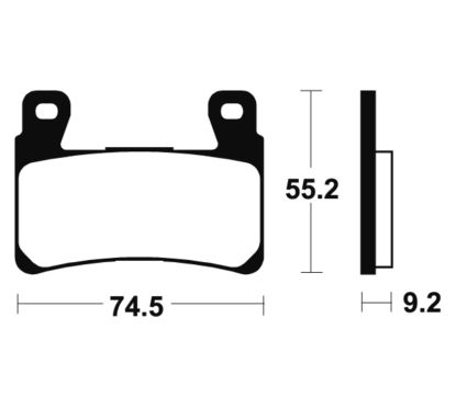 Plaquettes de frein TECNIUM Performance métal fritté - MF360