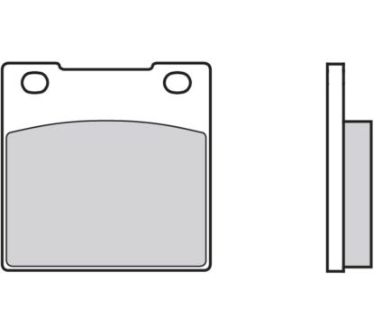 Plaquettes de frein BREMBO route carbone céramique - 07HO0712