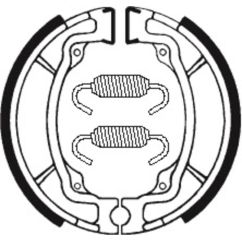 Mâchoires de frein TECNIUM Scooter/Street/Off-Road/Quad organique - BA015