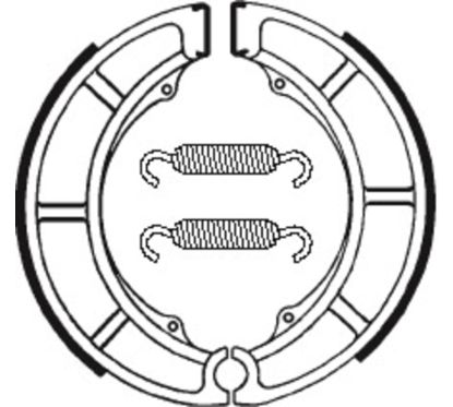 Mâchoires de frein TECNIUM Street organique - BA097