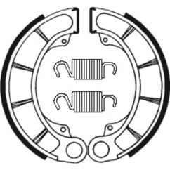 Mâchoires de frein TECNIUM Street organique - BA059