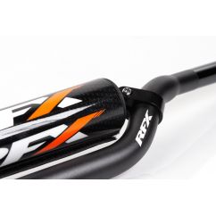 Guidon conique avec barre transversale RFX Pro Series F8 Windham - 28,6 mm - noir
