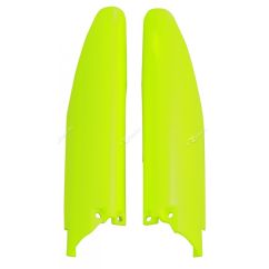 Protections de fourche RACETECH - jaune fluo