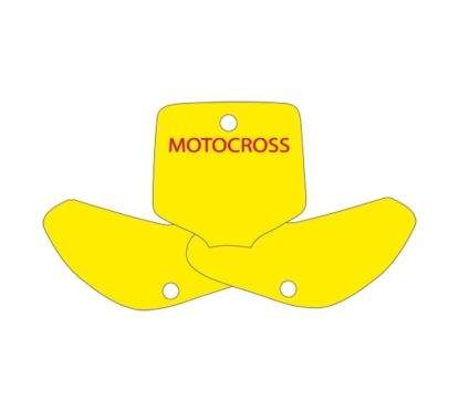 Fonds de plaque BLACKBIRD vert KTM EXC