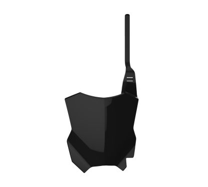 Plaque numéro frontale POLISPORT noir Kawasaki KX125/250