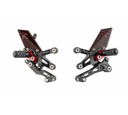 Commandes reculées réglables LIGHTECH Racing - sélection standard