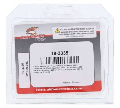 PIÈCES POUR ÉTRIER DE FREIN