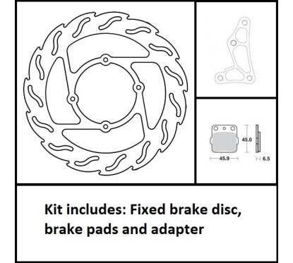 Kit de freins à disque flottant surdimensionné 260 mm