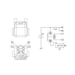 Relais de démarreur TECNIUM by DZE