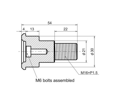 Adaptateur de rétroviseur embouts de guidon DAYTONA