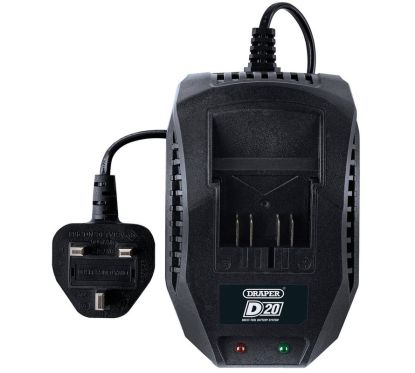 Chargeur de batterie DRAPER Li-ion D20 20 V, 2,4 A