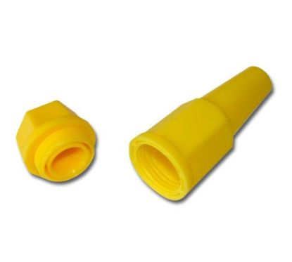 Porte bougie BIHR jaune