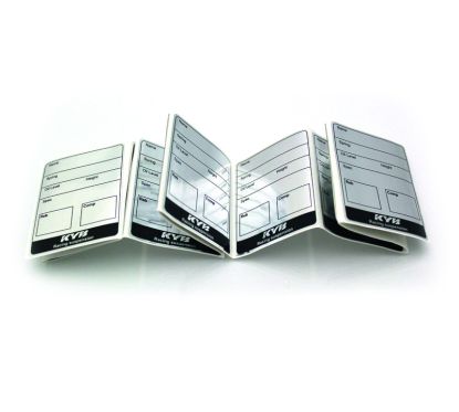 Etiquettes de maintenance KYB par 10