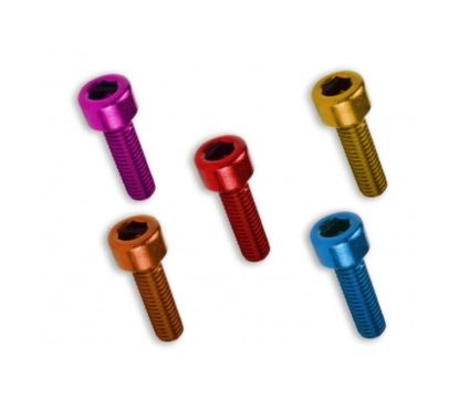 V PARTS screw allen w/cilindrica M6x30 Red