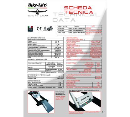 Table élévatrice BIKE LIFT  Absolute 756 Split - AS756-003