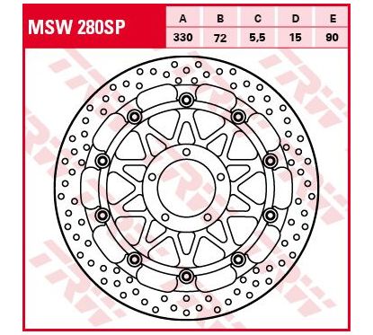 Disques de frein haute performance Sp Race