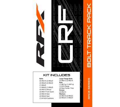 Kit visserie Track Pack RFX Race Series