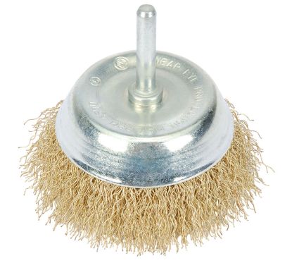 Brosse métallique cuvette à tige DRAPER Ø50mm