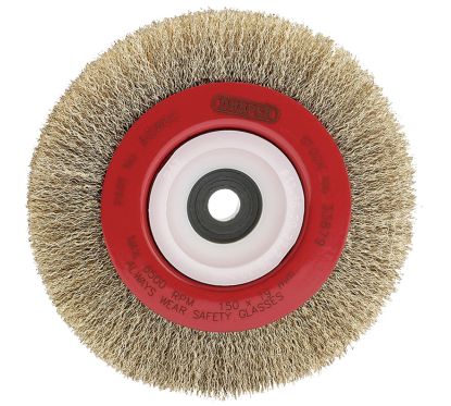 Brosse métallique DRAPER fils d'acier Ø150mm