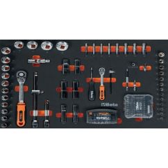 Servante mobile d'atelier BETA RSC24L 7 tiroirs + composition de 196 outils